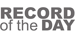Record of the Day publication logo featuring Vocalist.ai